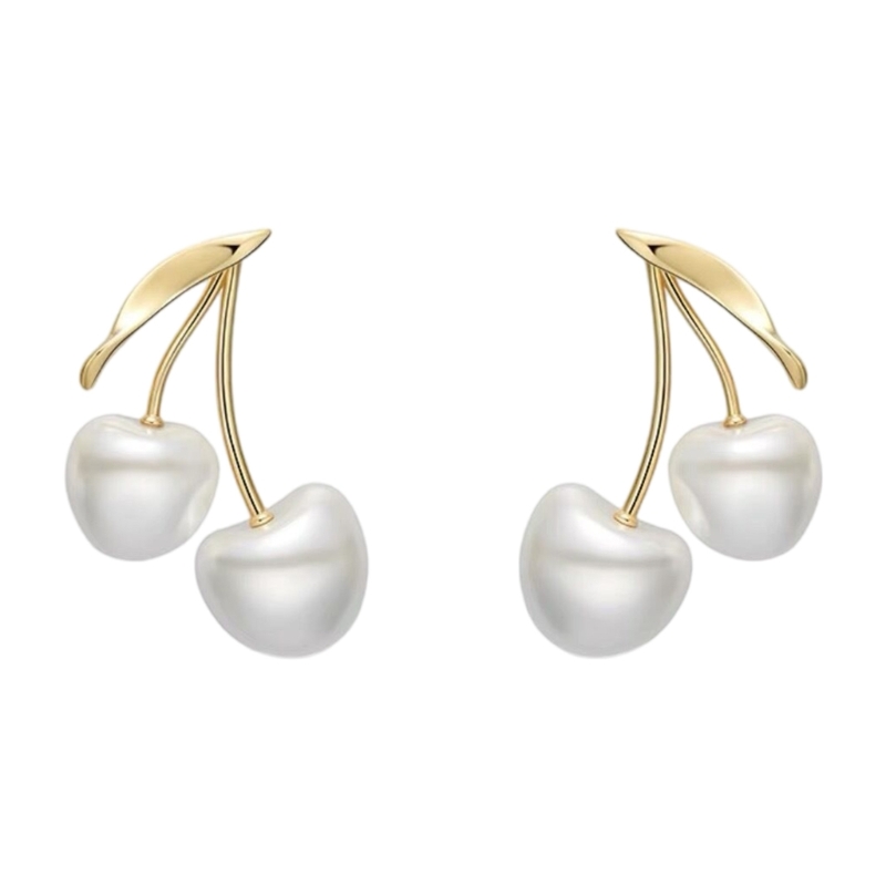 Formal Wear Jewelry For Women - チェリー ブロッサム パール イヤー ジュエリー チェリー