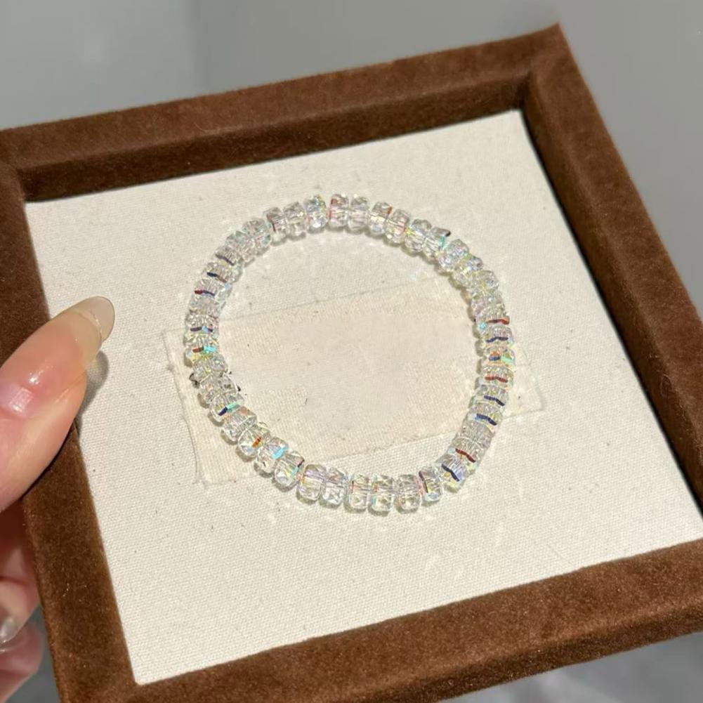 女性ブレスレット弾性ロープ人工クリスタルブレスレット非退色人 - Formal Wear Jewelry For Women のレビューと価格
