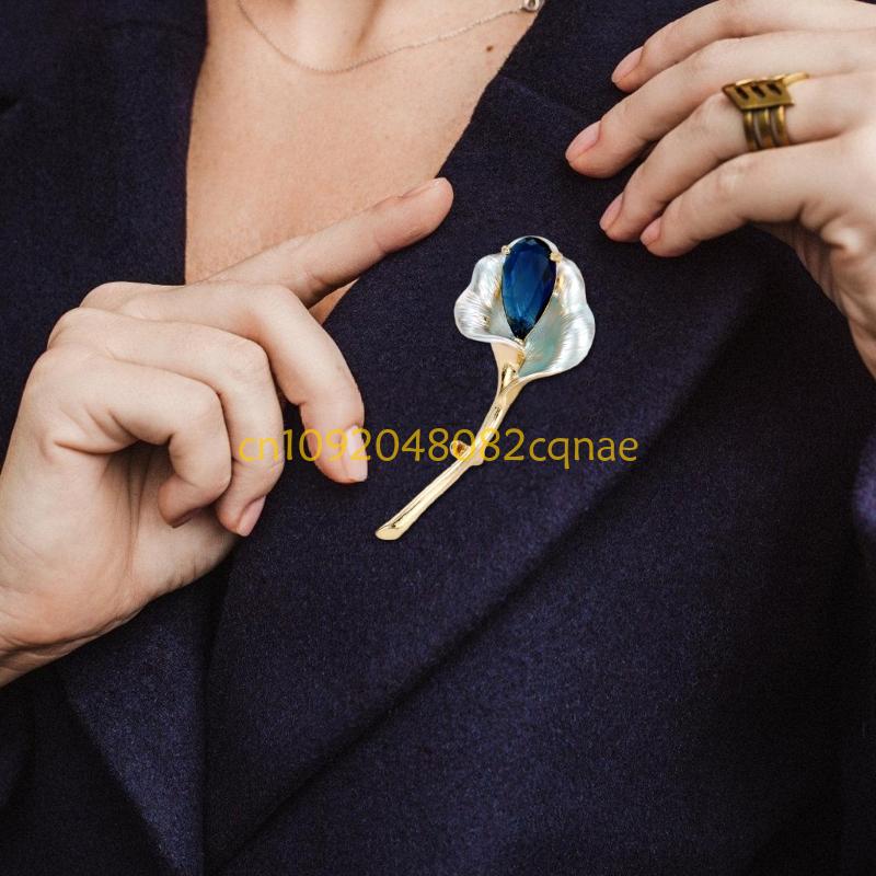 繊細なスパークリングピン合金テクスチャラインストーン飾りスタ - Formal Wear Jewelry For Women のレビューと価格