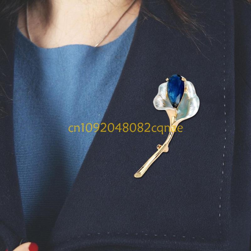 繊細なスパークリングピン合金テクスチャラインストーン飾りスタ - Formal Wear Jewelry For Women のレビューと価格