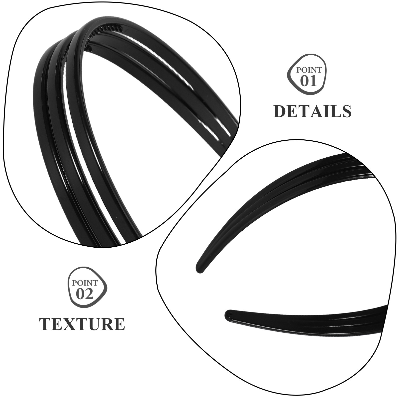中空三層歯付きヘッドバンド 女性用 一日中快適な着用 多用途 - Formal Wear Hairstyles For Women のレビューと価格
