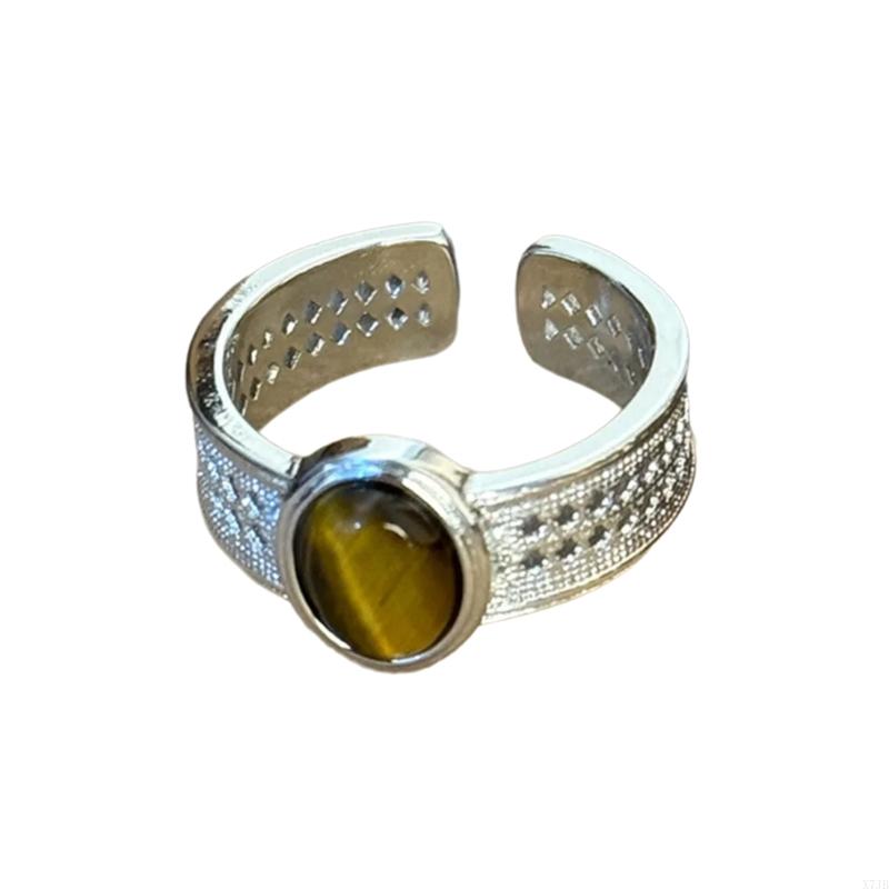実用的なオープニング リング ヴィンテージ石の幾何学的な指輪 - Formal Wear Jewelry For Women のレビューと価格
