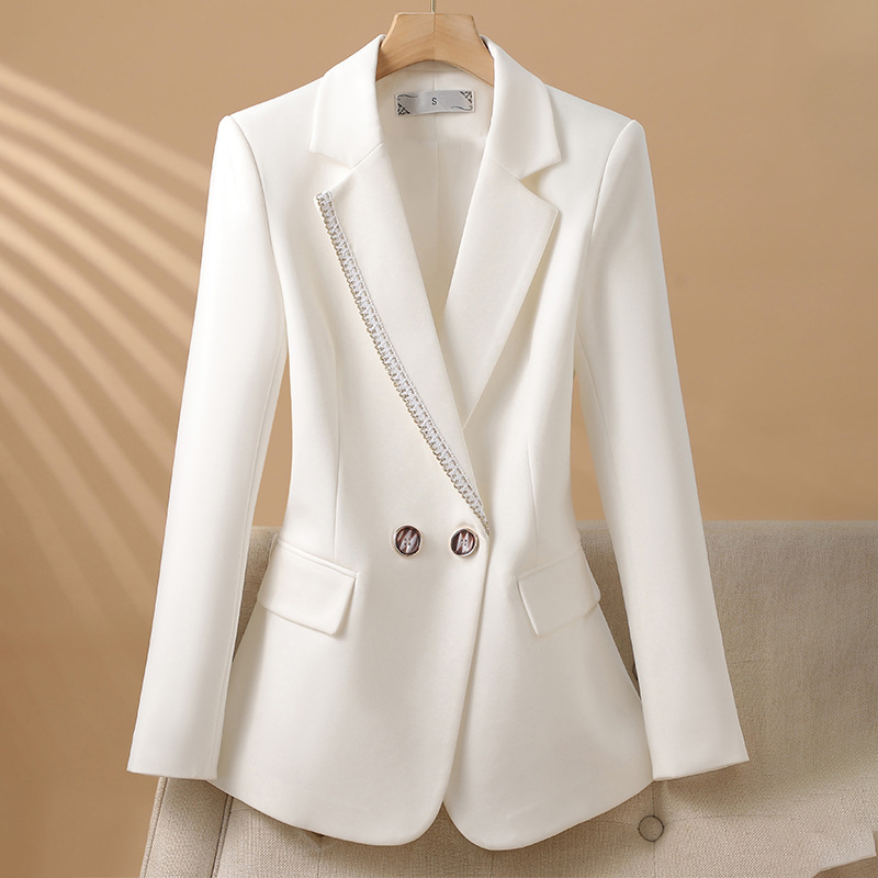 ファッション女性ブレザー長袖春秋レディーススリムフォーマルス - Women Formal Wear Winter のレビューと価格