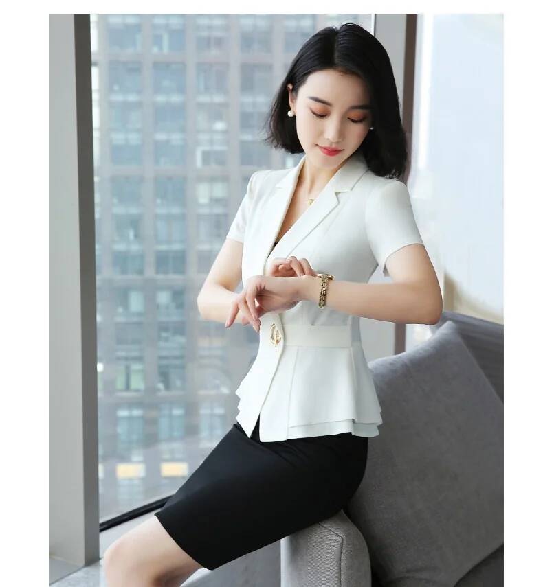 レディースオフィスワークウェア、プロフェッショナルなサマーブ - Women'S Office Formal Wear For Ladies のレビューと価格