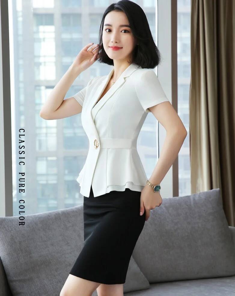 レディースオフィスワークウェア、プロフェッショナルなサマーブ - Women'S Office Formal Wear For Ladies のレビューと価格