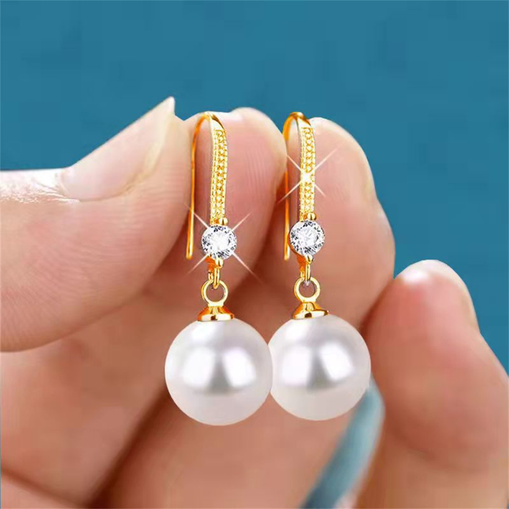 イミテーションパールイヤリング 軽量レディースジュエリー レ - Formal Wear Jewelry For Women のレビューと価格